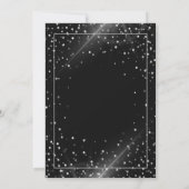 Invitation Bac de parties scintillant, Rose Gold Drivers, Noi (Dos)