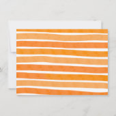 Invitation Bac ou traitement Halloween photo Citrouille Anniv (Dos)