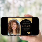 Invitation Baccalauréat en or noir 2025