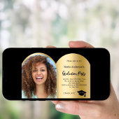 Invitation Baccalauréat en or noir 2025