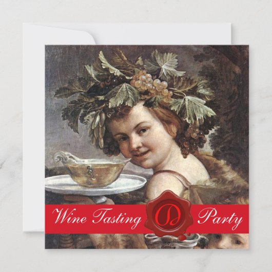 Invitation BACCHUS, FÊTE DE DÉGUSTATION DE VIN PARCHE MIN Sce (Devant)