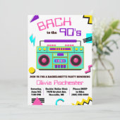 Invitation Bach au Bachelorette Party des années 90 (Debout devant)
