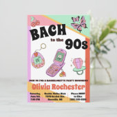 Invitation Bach au Bachelorette Party des années 90 (Debout devant)