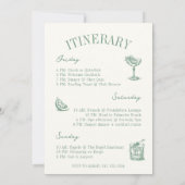 Invitation Bach Club Vintage Bachelorette (Dos)