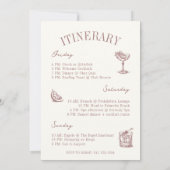 Invitation Bach Club Vintage Bachelorette (Dos)