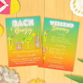 Invitation Bach et célibataire endiablée avec Itinéraire 