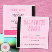 Invitation Bach To The 2000's CD Cover Bachelorette Y2K