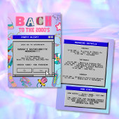 Invitation Bach To The 2000's Y2K Bachelorette Weekend