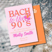 Invitation Bach to the 90s - Retro Bachelorette Party