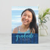 Invitation Bachelière de la marine photo script de parties sc (Debout devant)