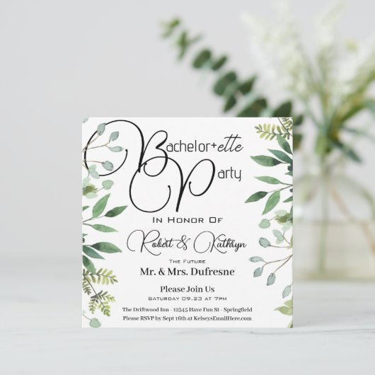 Invitation Bachelor+Foliing Party (Debout devant)