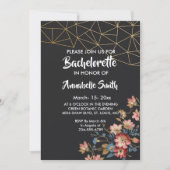 Invitation Bachelor géométrique (Devant)