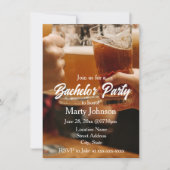 Invitation Bachelor Party (Devant)