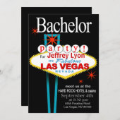Invitation Bachelor Party à Las Vegas (Devant / Derrière)