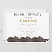 Invitation Bachelor Party Fashion Hommes Chaussures (Devant)