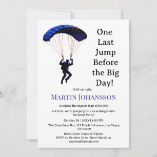 Invitation Bachelor Party Funny Adventure Thème