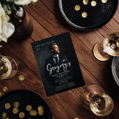 Invitation Bachelor party moderne photo design