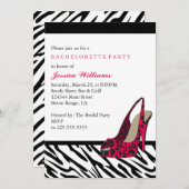 Invitation Bachelorette (Devant / Derrière)