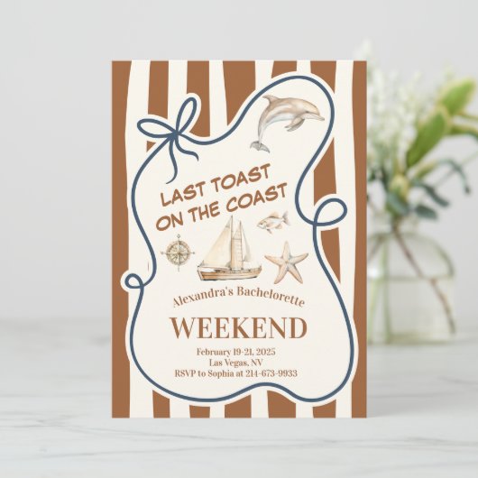 Invitation Bachelorette (Debout devant)