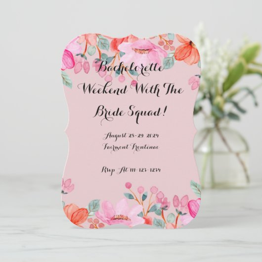 INVITATION BACHELORETTE (Debout devant)