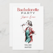 Invitation Bachelorette (Devant / Derrière)