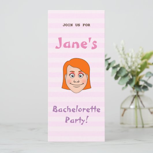 Invitation Bachelorette (Debout devant)