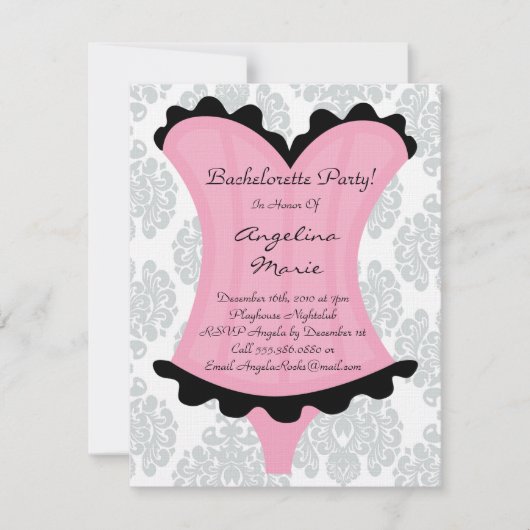 Invitation Bachelorette (Devant)