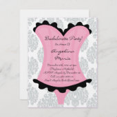 Invitation Bachelorette (Devant / Derrière)