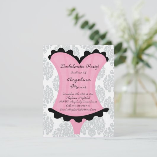 Invitation Bachelorette (Debout devant)