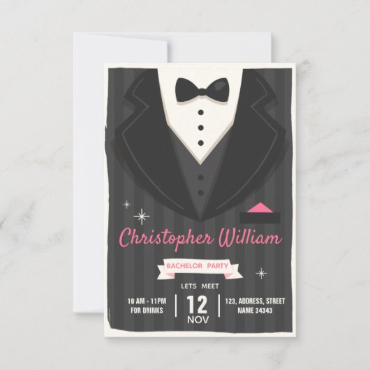 Invitation Bachelorette (Devant)