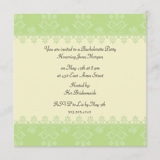 Invitation Bachelorette