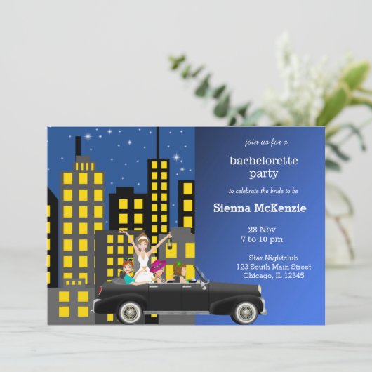 Invitation Bachelorette (Debout devant)