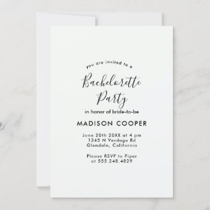 Invitation Bachelorette