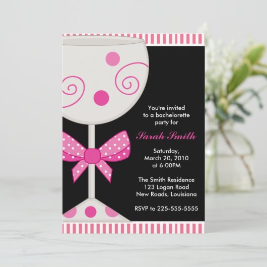 Invitation Bachelorette (Debout devant)