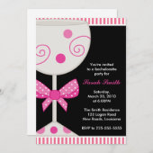 Invitation Bachelorette (Devant / Derrière)