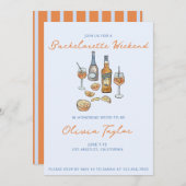 Invitation Bachelorette (Devant / Derrière)