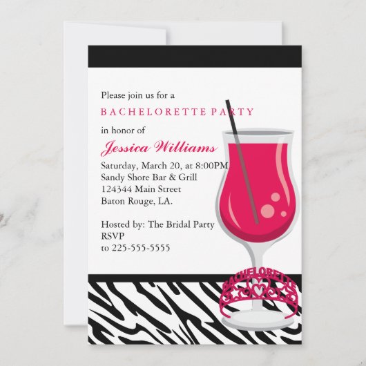 Invitation Bachelorette (Devant)