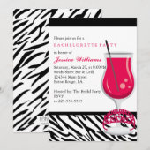 Invitation Bachelorette (Devant / Derrière)