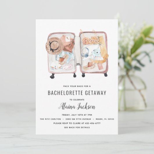 Invitation Bachelorette (Debout devant)