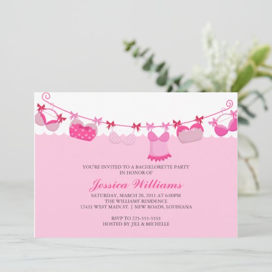 Invitation Bachelorette (Debout devant)