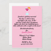 Invitation Bachelorette (Devant / Derrière)