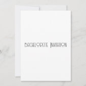 Invitation bachelorette (Devant)