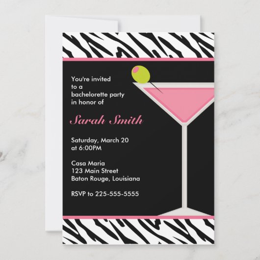 Invitation Bachelorette (Devant)