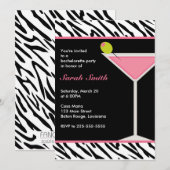 Invitation Bachelorette (Devant / Derrière)