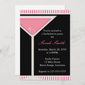 Invitation Bachelorette (Devant / Derrière)
