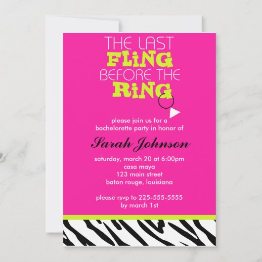Invitation Bachelorette (Devant)