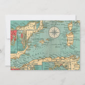 Invitation Bachelorette à thème voyage avec équipe de fête it (Dos)