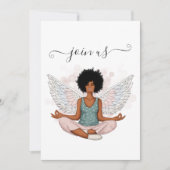 Invitation Bachelorette africaine-américaine (Devant)