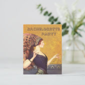 Invitation Bachelorette Art Déco (Debout devant)