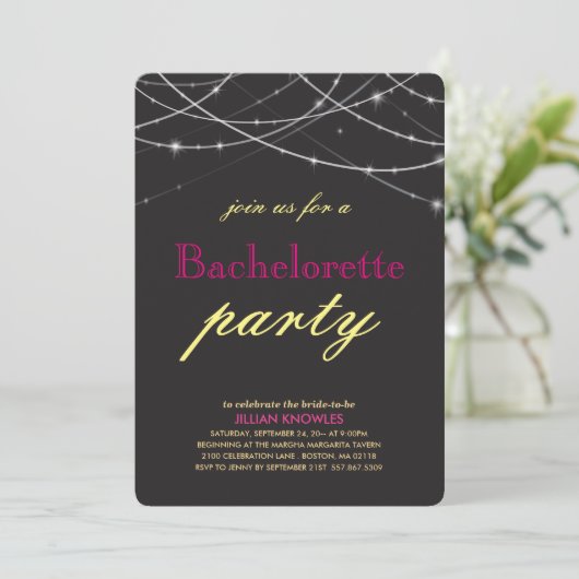 Invitation Bachelorette auriculaire (Debout devant)